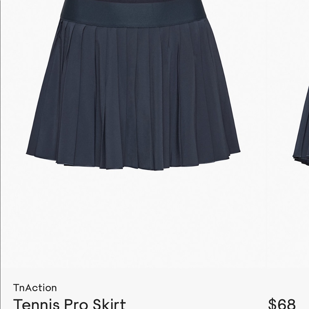 Aritzia TNA Tennis Skirt Navy